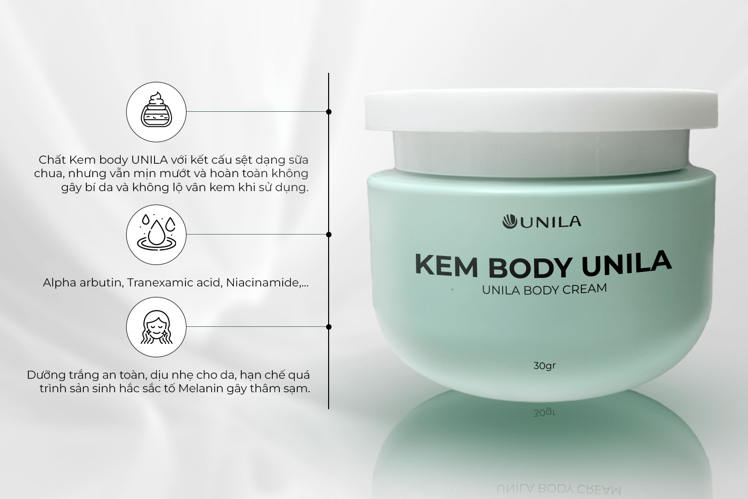 Kem Body UNILA - Nhà máy sản xuất mỹ phẩm UNILA