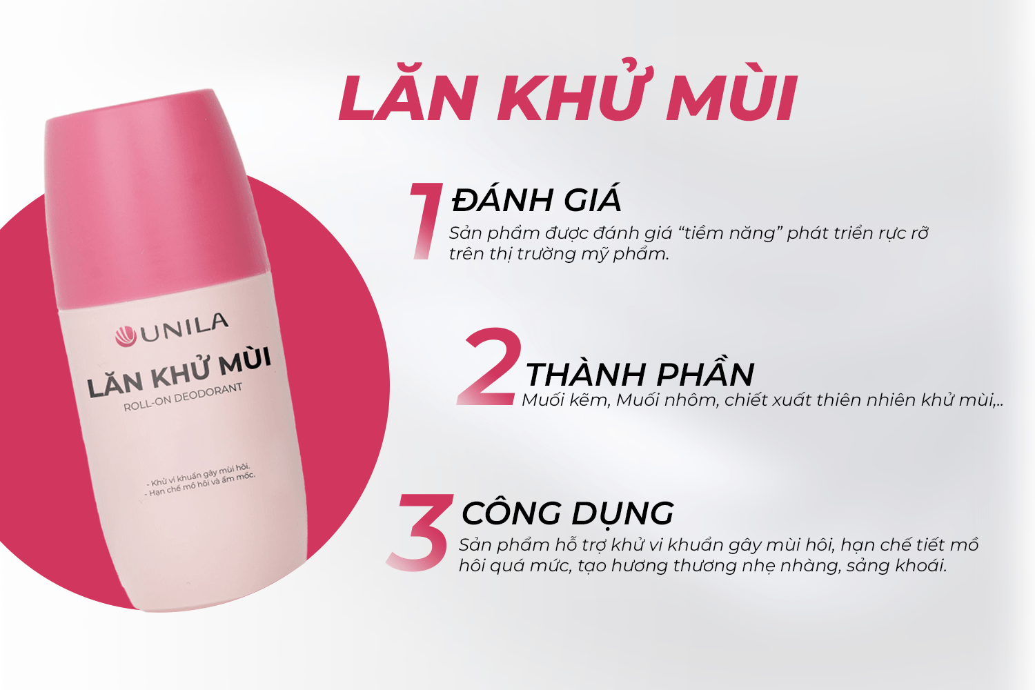 LĂN KHỬ MÙI UNILA