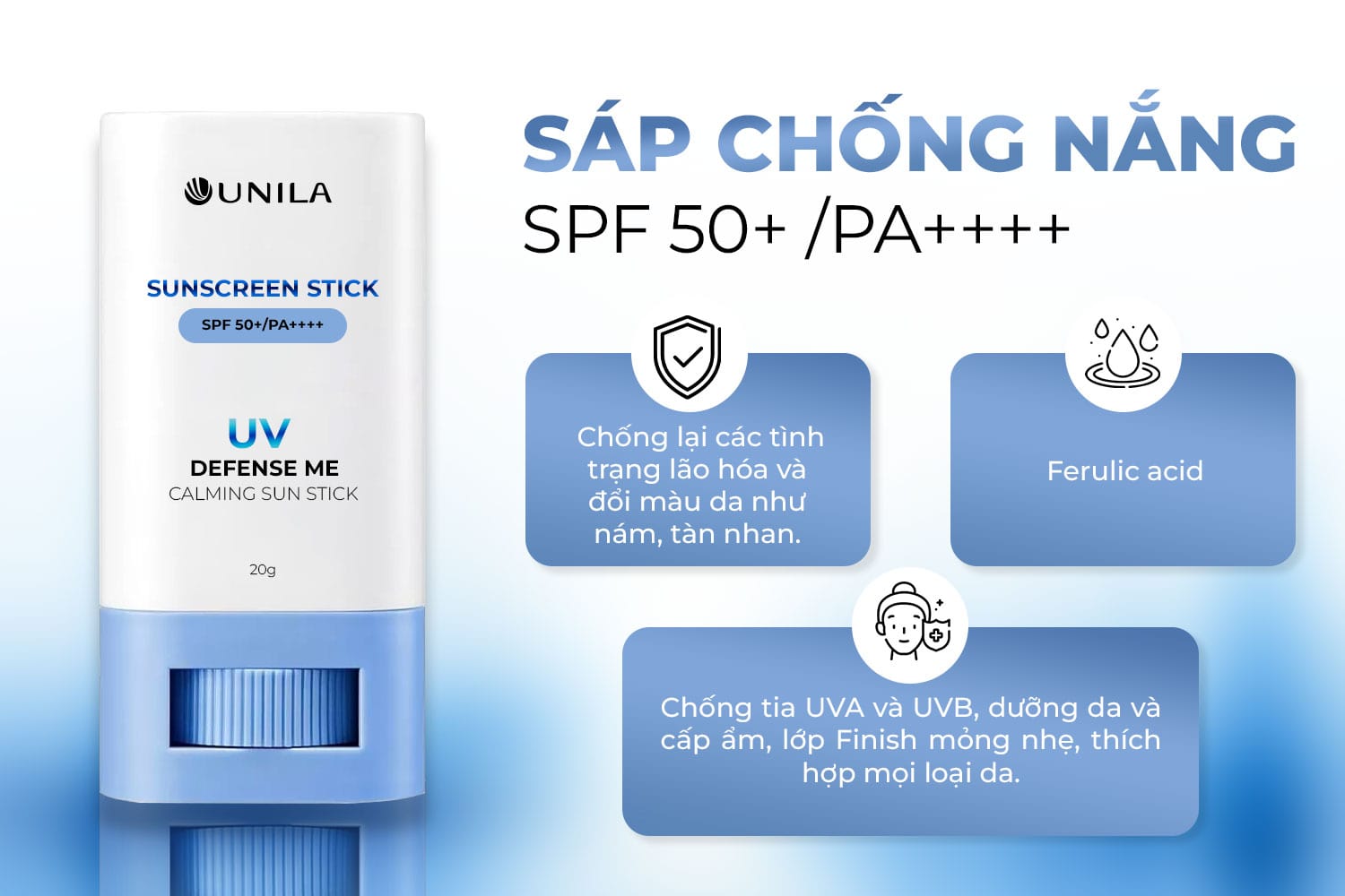 Gia công mỹ phẩm sạch Sáp chống nắng UNILA