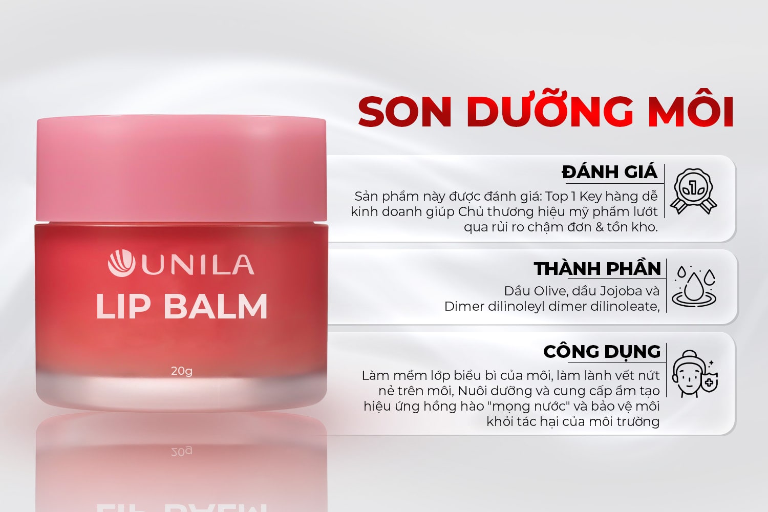 Gia công mỹ phẩm sạch Son dưỡng môi UNILA