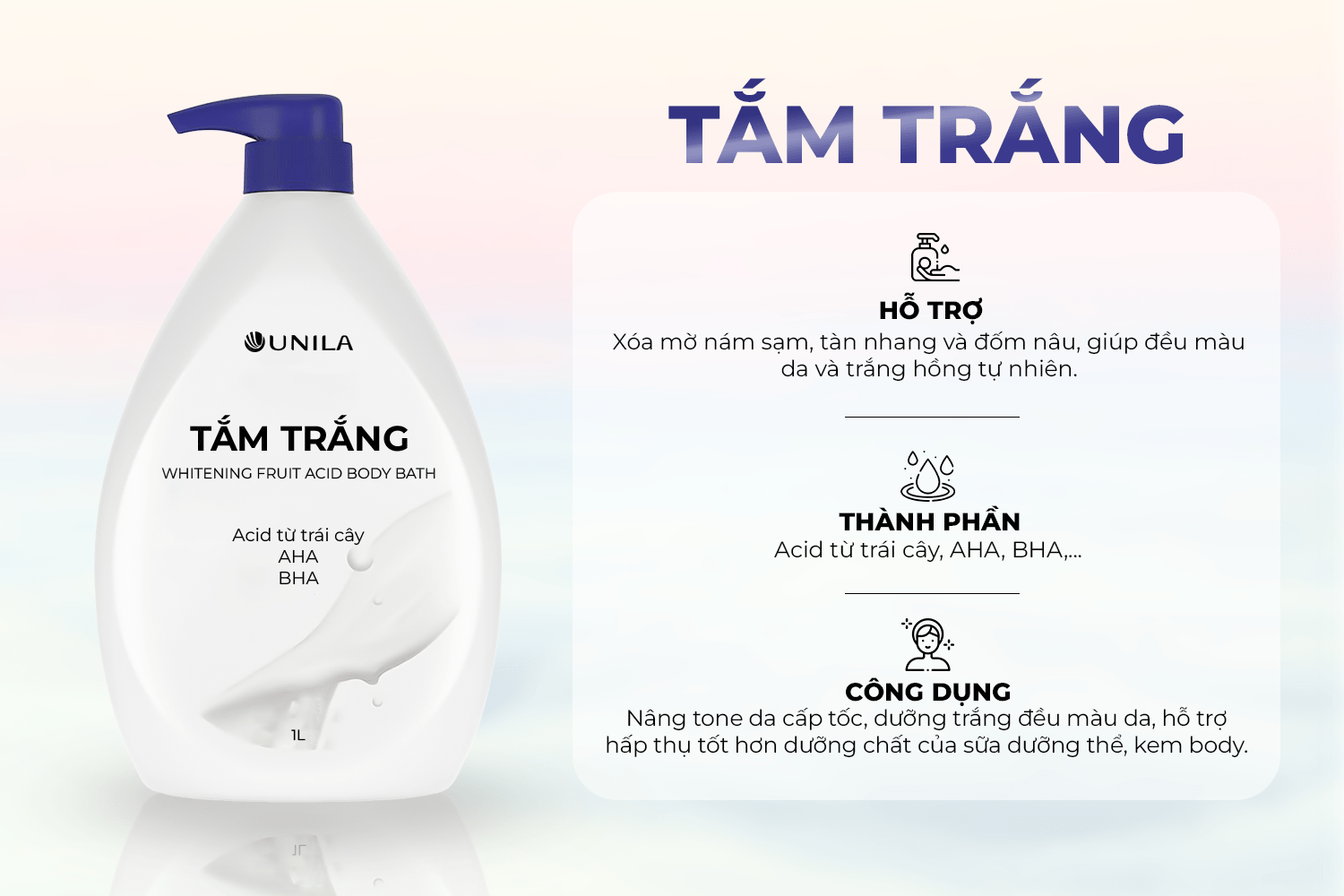 Gia công mỹ phẩm sạch xu thế mới Tắm trắng Unila