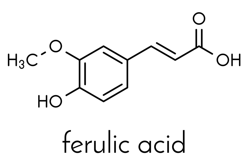 Hoạt chất Ferulic Acid - Nhà máy sản xuất mỹ phẩm UNILA