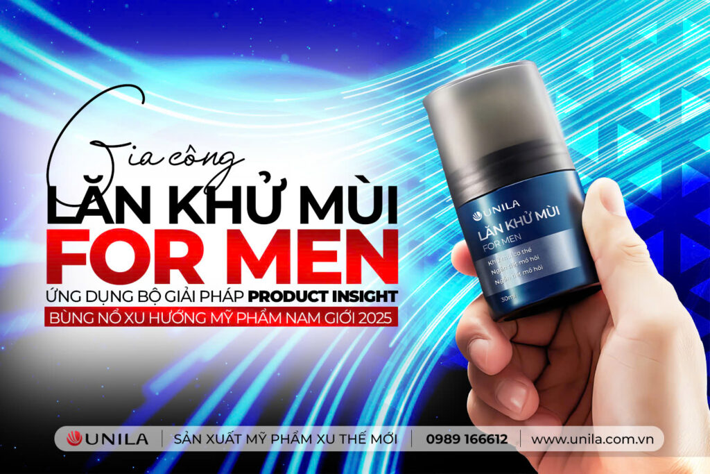 Lăn Khử Mùi For Men - Nhà máy sản xuất mỹ phẩm UNILA