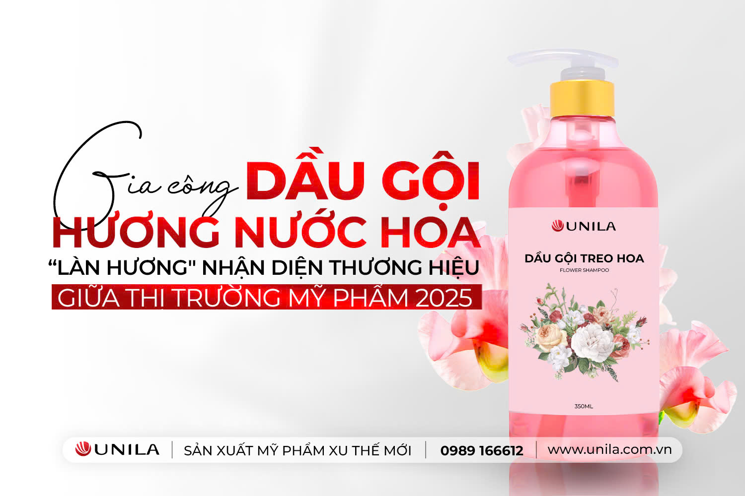 Gia công Dầu Gội Hương Nước Hoa – “Làn hương” nhận diện thương hiệu giữa thị trường mỹ phẩm 2025