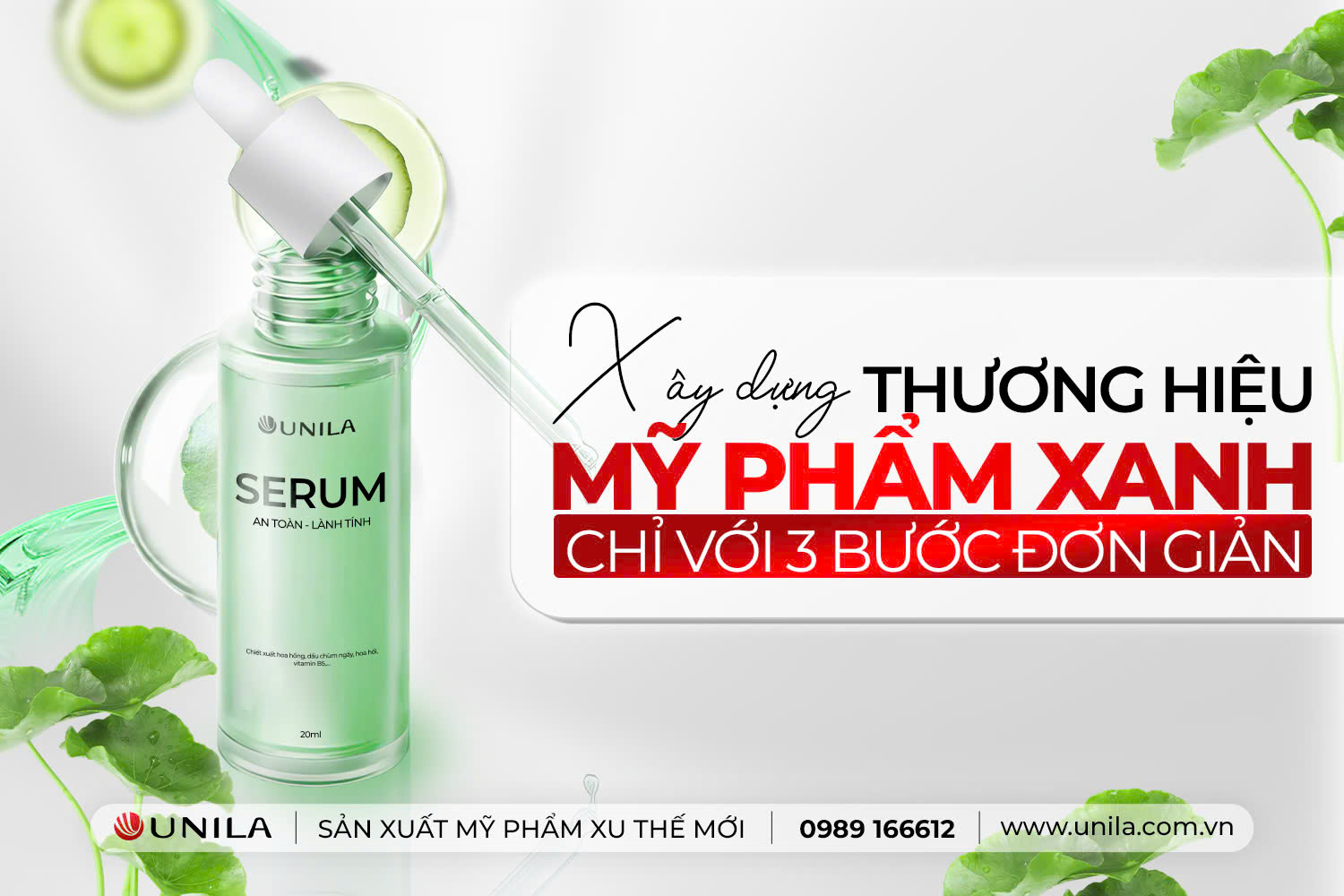 Phương pháp gia công mỹ phẩm trọn gói – Xây dựng thương hiệu mỹ phẩm xanh chỉ với 3 bước cực kỳ đơn giản