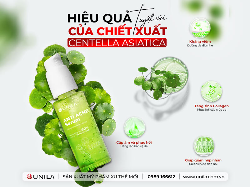 Công thức mỹ phẩm thiên nhiên - Gia công mỹ phẩm UNILA
