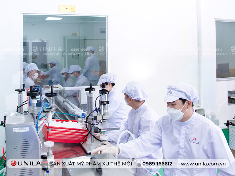 Quy trình sản xuất mỹ phẩm
