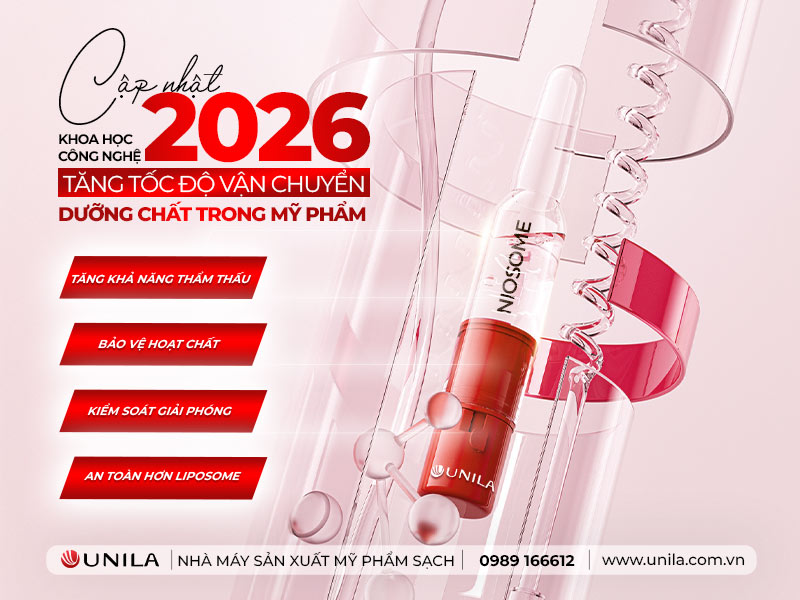 Khoa học công nghệ niosome - Nhà máy sản xuất mỹ phẩm UNILA