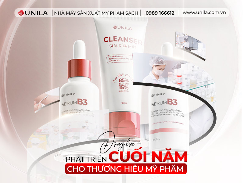 Sản xuất mỹ phẩm trọn gói - Gia công mỹ phẩm UNILA