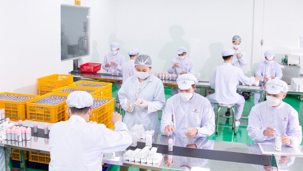 Sản xuất mỹ phẩm