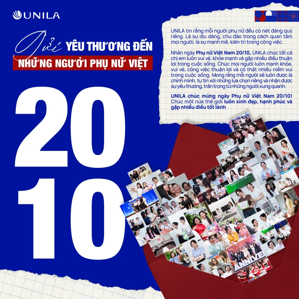 UNILA chúc mừng Ngày Phụ nữ Việt Nam 20/10